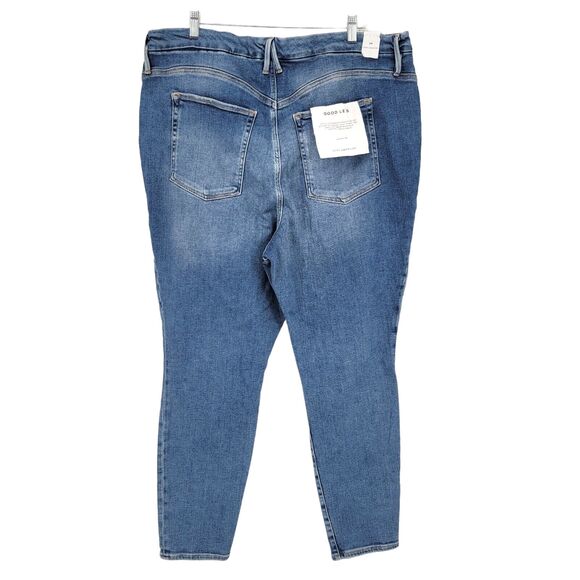 Good American Womens Good Leg Jeans Size 24 NEW Style GLDV731T Indigo - Picture 3 of 12